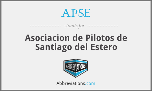 APSE - Asociacion de Pilotos de Santiago del Estero