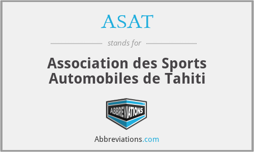 ASAT - Association des Sports Automobiles de Tahiti