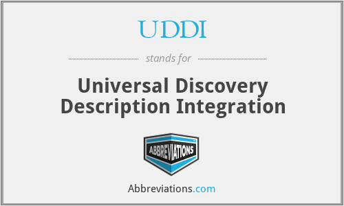UDDI - Universal Discovery Description Integration