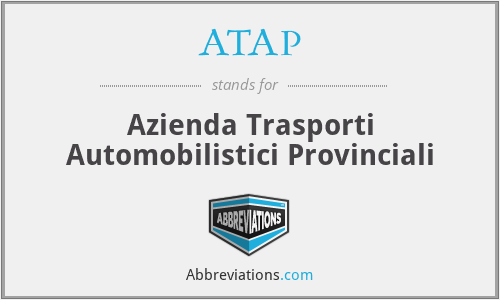 ATAP - Azienda Trasporti Automobilistici Provinciali