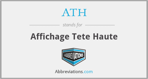 ATH - Affichage Tete Haute