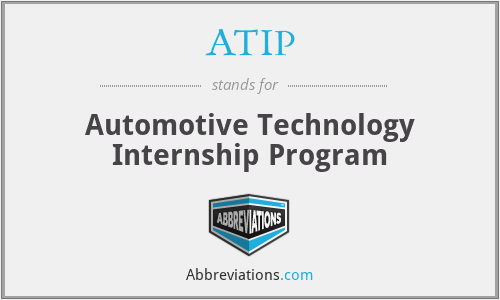 ATIP - Automotive Technology Internship Program