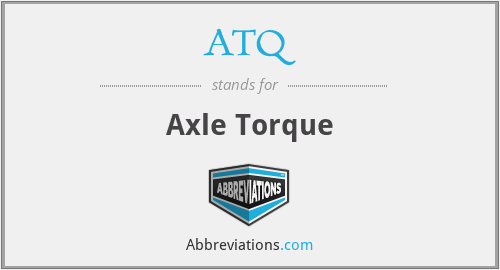 ATQ - Axle Torque
