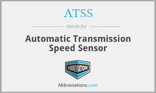 ATSS - Automatic Transmission Speed Sensor