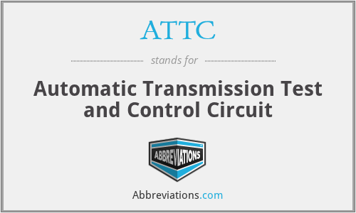 ATTC - Automatic Transmission Test and Control Circuit