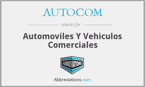 AUTOCOM - Automoviles Y Vehiculos Comerciales