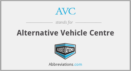 AVC - Alternative Vehicle Centre