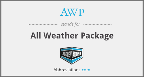 AWP - All Weather Package