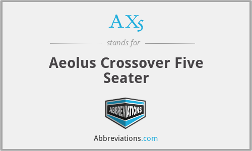 AX5 - Aeolus Crossover Five Seater