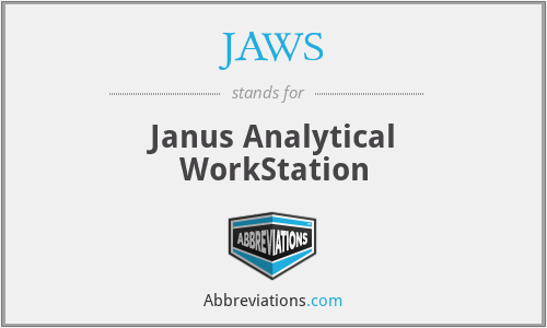 JAWS - Janus Analytical WorkStation