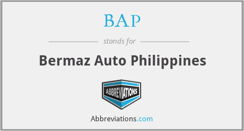 BAP - Bermaz Auto Philippines