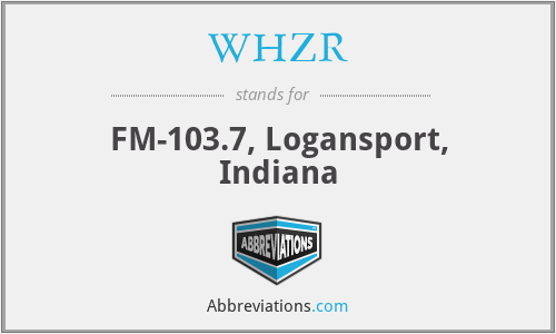 WHZR - FM-103.7, Logansport, Indiana
