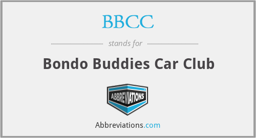 BBCC - Bondo Buddies Car Club