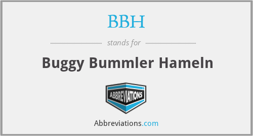 BBH - Buggy Bummler Hameln