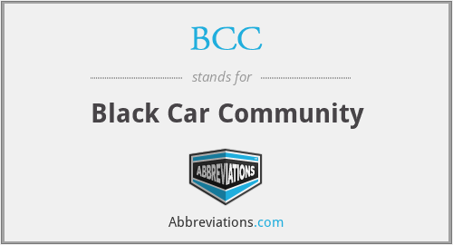 BCC - Black Car Community