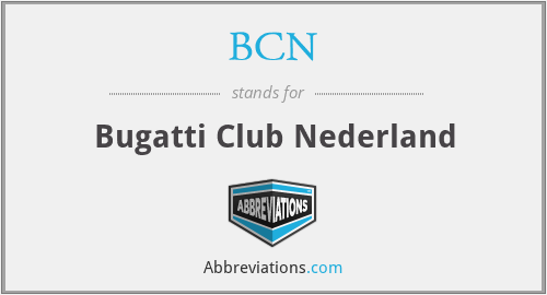 BCN - Bugatti Club Nederland