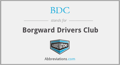 BDC - Borgward Drivers Club
