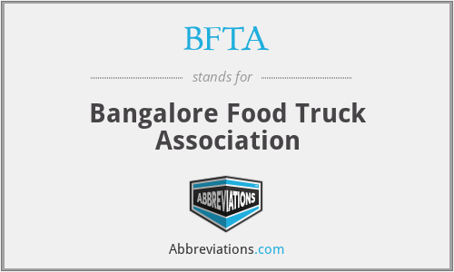 BFTA - Bangalore Food Truck Association