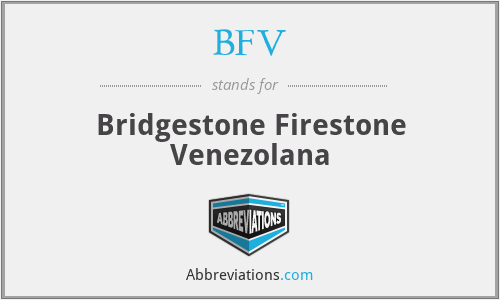 BFV - Bridgestone Firestone Venezolana