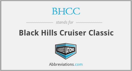 BHCC - Black Hills Cruiser Classic