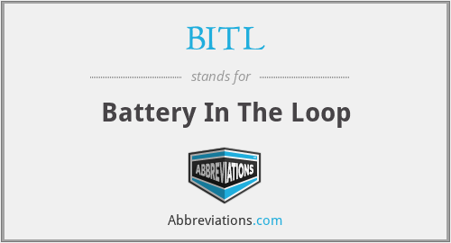 BITL - Battery In The Loop