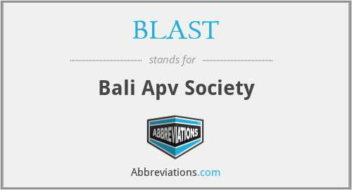 BLAST - Bali Apv Society