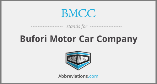 BMCC - Bufori Motor Car Company