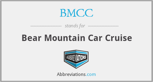 BMCC - Bear Mountain Car Cruise