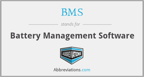 BMS - Battery Management Software