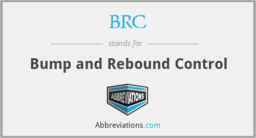 BRC - Bump and Rebound Control