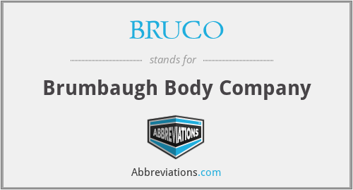 BRUCO - Brumbaugh Body Company