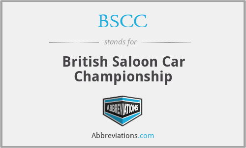 BSCC - British Saloon Car Championship