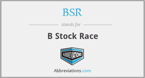 BSR - B Stock Race