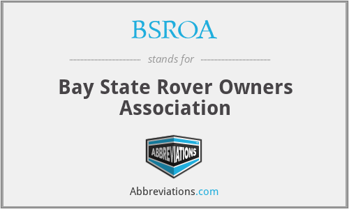 BSROA - Bay State Rover Owners Association