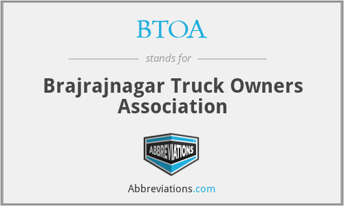 BTOA - Brajrajnagar Truck Owners Association