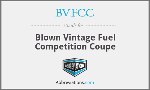 BVFCC - Blown Vintage Fuel Competition Coupe