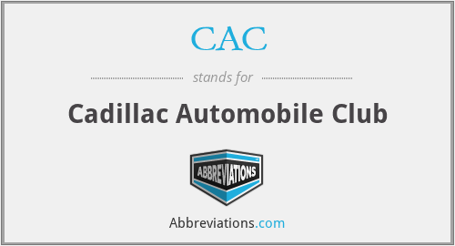 CAC - Cadillac Automobile Club