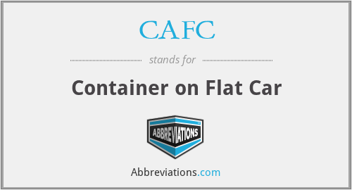 CAFC - Container on Flat Car