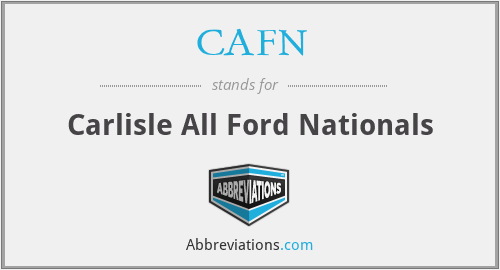 CAFN - Carlisle All Ford Nationals