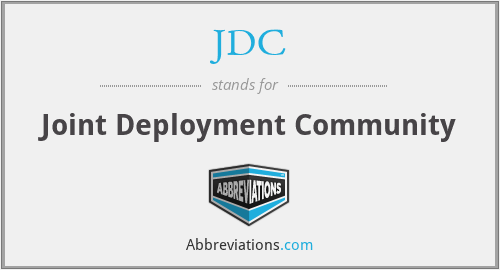 JDC - Joint Deployment Community