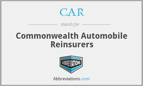 CAR - Commonwealth Automobile Reinsurers