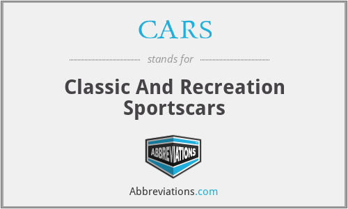 CARS - Classic And Recreation Sportscars