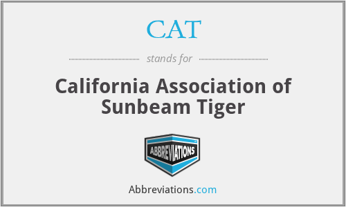 CAT - California Association of Sunbeam Tiger