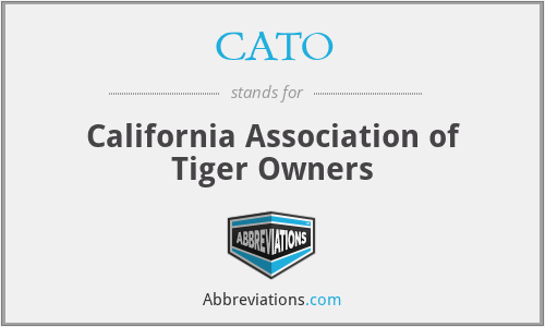 CATO - California Association of Tiger Owners