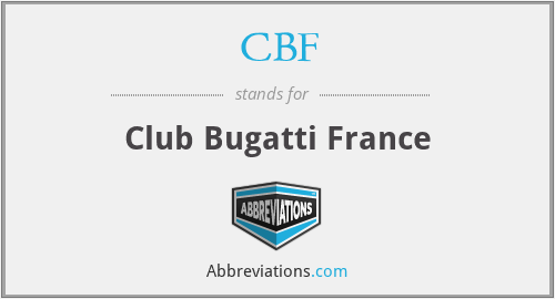 CBF - Club Bugatti France