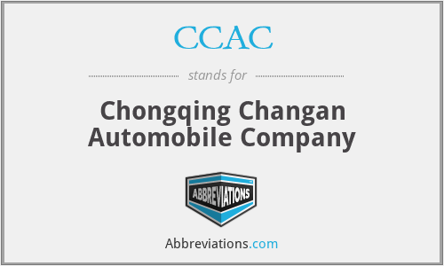 CCAC - Chongqing Changan Automobile Company