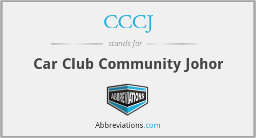 CCCJ - Car Club Community Johor