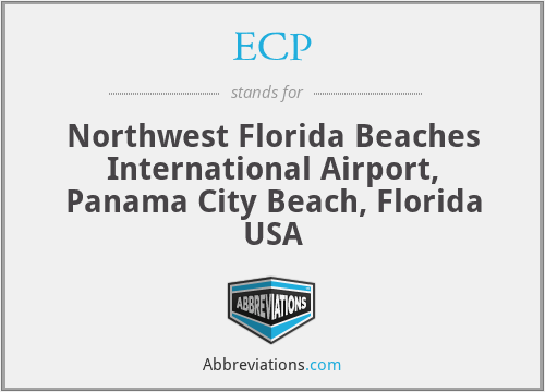 ECP - Northwest Florida Beaches International Airport, Panama City Beach, Florida USA