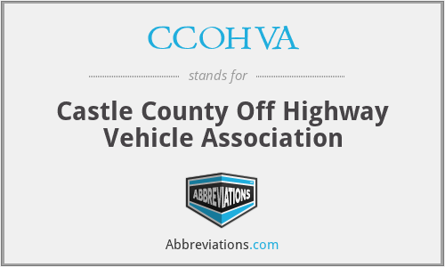 CCOHVA - Castle County Off Highway Vehicle Association