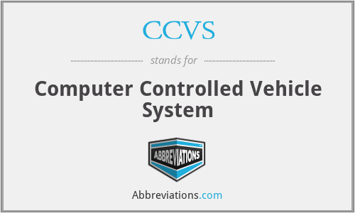 CCVS - Computer Controlled Vehicle System